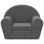 Anthracite gray soft plush children's sofa bed by , Baby and Toddler Furniture - Ref: Foro24-356994, Price: 43,99 €, Discount: %