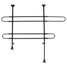 FLAMINGO Dog safety gate 2 bars 2 options Sima black by FLAMINGO, Vehicle Pet Barriers - Ref: Foro24-439626, Price: 40,99 €, ...