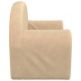 Children's 2-seater sofa bed in soft cream plush by , Baby and Toddler Furniture - Ref: Foro24-357001, Price: 55,67 €, Discou...