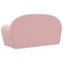 Pink soft plush 2-seater children's sofa bed by , Baby and Toddler Furniture - Ref: Foro24-357003, Price: 68,27 €, Discount: %