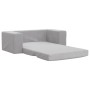 Sofá cama de niños 2 plazas felpa suave gris claro de , Mobiliario para bebés y niños pequeños - Ref: Foro24-357029, Precio: ...