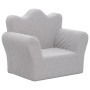 Light gray soft plush children's sofa by , Baby and Toddler Furniture - Ref: Foro24-357041, Price: 36,18 €, Discount: %