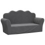 2-Sitzer-Kindersofa aus weichem Plüsch in Anthrazitgrau von , Baby- und Kleinkindmöbel - Ref: Foro24-357048, Preis: 50,99 €, ...