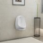 Wall-mounted urinal with white ceramic flush valve by vidaXL, Urinals - Ref: Foro24-143986, Price: 86,81 €, Discount: %