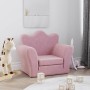 Rosafarbenes Kinderschlafsofa aus weichem Plüsch von , Baby- und Kleinkindmöbel - Ref: Foro24-357057, Preis: 37,21 €, Rabatt: %