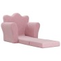 Rosafarbenes Kinderschlafsofa aus weichem Plüsch von , Baby- und Kleinkindmöbel - Ref: Foro24-357057, Preis: 37,21 €, Rabatt: %