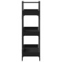 3-shelf black engineered wood bookcase 100x33x108.5 cm by , Bookcases and shelves - Ref: Foro24-837687, Price: 47,71 €, Disco...