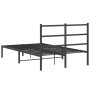 Bettgestell mit schwarzem Metallkopfteil 120x200 cm von , Betten und Lattenroste - Ref: Foro24-355363, Preis: 96,90 €, Rabatt: %