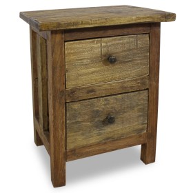 Solid recycled wood bedside table 40x30x51 cm by vidaXL, Nightstands - Ref: Foro24-244487, Price: 86,99 €, Discount: %