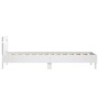 Estructura de cama con cabecero y luces LED blanco 90x190 cm de , Camas y somieres - Ref: Foro24-838743, Precio: 88,20 €, Des...