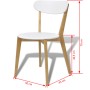 Sillas de comedor 4 unidades MDF y madera de abedul de , Sillas de comedor - Ref: Foro24-242962, Precio: 228,99 €, Descuento: %