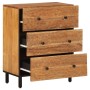 Solid acacia wood auxiliary cabinet 60x33x75 cm by , Sideboards - Ref: Foro24-356858, Price: 169,99 €, Discount: %