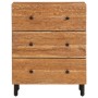 Solid acacia wood auxiliary cabinet 60x33x75 cm by , Sideboards - Ref: Foro24-356858, Price: 169,99 €, Discount: %