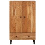 High sideboard solid acacia wood 60x33x100 cm by , Sideboards - Ref: Foro24-356885, Price: 230,99 €, Discount: %