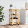 MONZA kitchen cart solid pine wood 48x40x90 cm by , Kitchen and dining carts - Ref: Foro24-376079, Price: 100,10 €, Discount: %