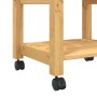 MONZA kitchen cart solid pine wood 48x40x90 cm by , Kitchen and dining carts - Ref: Foro24-376079, Price: 100,10 €, Discount: %