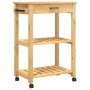 Carrito de cocina MONZA madera maciza de pino 60x40x90 cm de , Carros de cocina y comedor - Ref: Foro24-376091, Precio: 101,7...