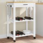 MONZA kitchen cart solid pine wood 60x40x90 cm by , Kitchen and dining carts - Ref: Foro24-376093, Price: 104,98 €, Discount: %