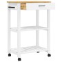 MONZA kitchen cart solid pine wood 60x40x90 cm by , Kitchen and dining carts - Ref: Foro24-376093, Price: 104,98 €, Discount: %