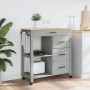 MONZA kitchen cart solid pine wood 84x40x90 cm by , Kitchen and dining carts - Ref: Foro24-376116, Price: 205,95 €, Discount: %