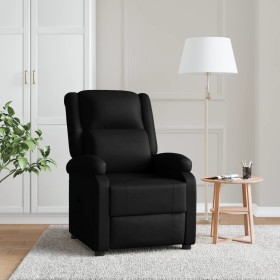 Black Faux Leather Recliner by , Armchairs - Ref: Foro24-348456, Price: 207,45 €, Discount: %