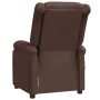 Brown synthetic leather massage chair by , Electric massage chairs - Ref: Foro24-348463, Price: 181,72 €, Discount: %