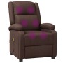 Brown synthetic leather massage chair by , Electric massage chairs - Ref: Foro24-348463, Price: 181,72 €, Discount: %