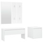 White plywood hall furniture set by , Wardrobes - Ref: Foro24-3082044, Price: 108,82 €, Discount: %