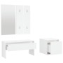 White plywood hall furniture set by , Wardrobes - Ref: Foro24-3082044, Price: 108,82 €, Discount: %