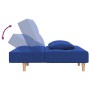 2-seater sofa bed with two blue fabric pillows by , Sofas - Ref: Foro24-375796, Price: 232,15 €, Discount: %