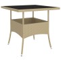 Juego de comedor para jardín de 5 piezas ratán sintético beige de , Conjuntos de jardín - Ref: Foro24-3058330, Precio: 323,37...