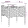 5-teiliges Garten-Esszimmerset aus synthetischem Rattan und schwarzem Akazienholz von , Gartensets - Ref: Foro24-3058332, Pre...