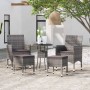 Juego de muebles de jardín 5 piezas ratán sintético gris de , Conjuntos de jardín - Ref: Foro24-3058469, Precio: 191,46 €, De...