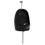 Wall-mounted urinal with black ceramic flush valve by vidaXL, Urinals - Ref: Foro24-143988, Price: 98,22 €, Discount: %