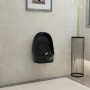 Wandurinal mit schwarzem Keramik-Spülventil von vidaXL, Urinale - Ref: Foro24-143988, Preis: 98,65 €, Rabatt: %