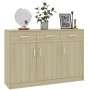 Plywood sideboard in Sonoma oak color 110x30x75cm by , Sideboards - Ref: Foro24-800705, Price: 142,39 €, Discount: %