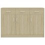 Plywood sideboard in Sonoma oak color 110x30x75cm by , Sideboards - Ref: Foro24-800705, Price: 142,39 €, Discount: %