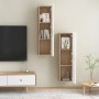 TV furniture 2 units, white oak plywood, 30.5x30x110 cm by , TV Furniture - Ref: Foro24-803373, Price: 97,30 €, Discount: %