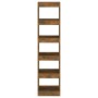 Shelving / room divider in smoked oak color 40x30x166 cm by , Bookcases and shelves - Ref: Foro24-813593, Price: 69,88 €, Dis...