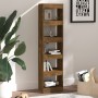 Shelving / room divider in smoked oak color 40x30x166 cm by , Bookcases and shelves - Ref: Foro24-813593, Price: 69,88 €, Dis...