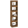 Shelving / room divider in smoked oak color 40x30x166 cm by , Bookcases and shelves - Ref: Foro24-813593, Price: 69,88 €, Dis...