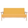 Yellow 3-seater fabric sofa by , Sofas - Ref: Foro24-244659, Price: 254,21 €, Discount: %