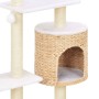 Rascador para gatos de hierba marina con poste de sisal de vidaXL, Mobiliario para gatos - Ref: Foro24-170733, Precio: 79,68 ...