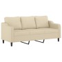 3-seater sofa with cream-colored fabric cushions, 180 cm by , Sofas - Ref: Foro24-3200855, Price: 325,56 €, Discount: %