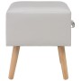 White bedside table 40x35x40 cm synthetic leather by vidaXL, Nightstands - Ref: Foro24-247536, Price: 52,18 €, Discount: %