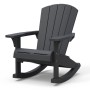 Keter Adirondack Troy rocking chair in graphite color by , Garden chairs - Ref: Foro24-441310, Price: 207,20 €, Discount: %