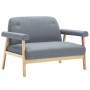 2 seater sofa light gray fabric by , Sofas - Ref: Foro24-246643, Price: 202,11 €, Discount: %