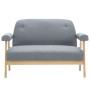 2 seater sofa light gray fabric by , Sofas - Ref: Foro24-246643, Price: 202,11 €, Discount: %