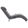 Massage-Chaiselongue mit grauem Kunstlederkissen von , Tagesbetten - Ref: Foro24-281288, Preis: 238,35 €, Rabatt: %