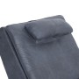 Diván de masaje con almohada de piel de ante artificial gris de , Divanes - Ref: Foro24-281350, Precio: 272,19 €, Descuento: %